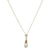 Diamonds Pearl Pendant Chain K067