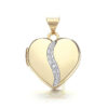 Heart-Shape Locket with-Diamond LK0161