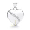 Heart-Shape Locket With-Diamond LK0162