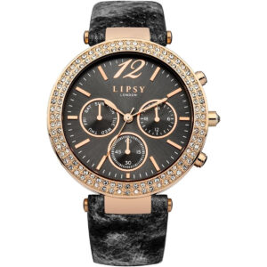 Lipsy London Rose Gold Tone Case Ladies Watch