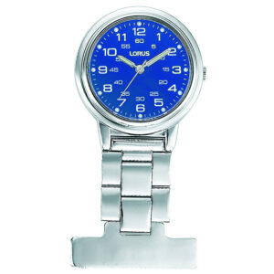 Lorus Blue Dial Nurses Fob Watch