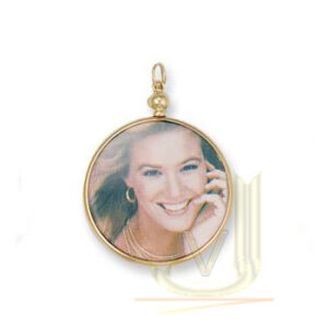 Gold Double sided 30mm Picture Locket