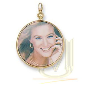 Gold Double sided 40mm Picture Locket