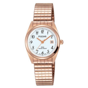 Pulsar Rose Gold PVD Expanding Bracelet Watch