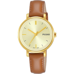 Pulsar Champagne Dial Ladies Watch