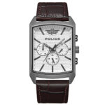 Police White Dial Rectangular Saleve Watch PEWJF2204802