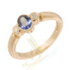 Diamond/Sapphire Trilogy Ring R1008KSU