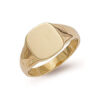 9ct-Gold Square-Signet Ring R0127