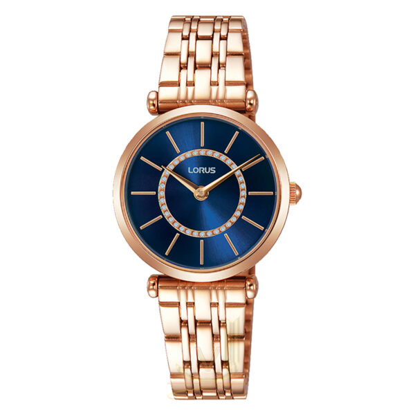 RRW98EX9 Lorus Rose-Gold-Bracelet Watch