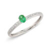 Emerald Diamond Ring S1J09WDE