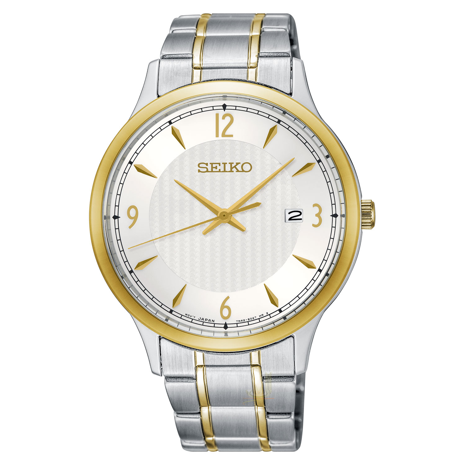 Seiko Textured Silver Dress Gents Watch - Vinson Jewellers