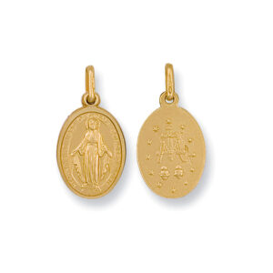 9ct-Gold Miraculous-Medallion-Pendant SM0021