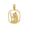 9ct-Gold Cut-Out St-Christopher SM0039