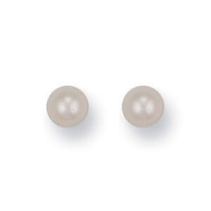 9ct-Gold 7mm-Cultured-Pearl Studs ST0072