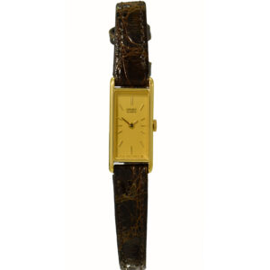 Seiko 9ct Gold Rectangle Shape Ladies Watch