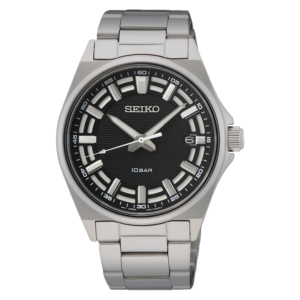 Seiko Core Black Dial Gents Watch