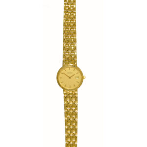 Tissot 18ct Gold Champagne Dial Bracelet Ladies Watch