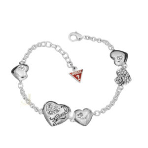 Guess Multi Concave Heart Bracelet