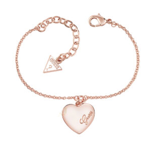 Stylish GUESS Rose gold plated Heartbeat Bracelet