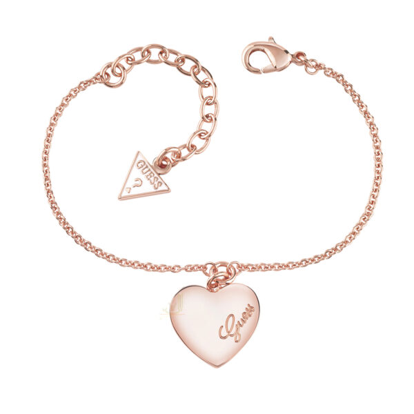 Stylish GUESS Rose gold plated Heartbeat Bracelet