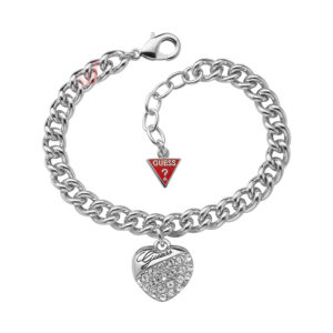 Guess Crystal-Heart Bracelet UBB70205