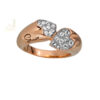 Guess Rose Gold Plated 'Rings of Love' Ring