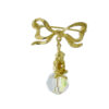 Bow Tie Knot With Nome Sitting on Crystal brooch