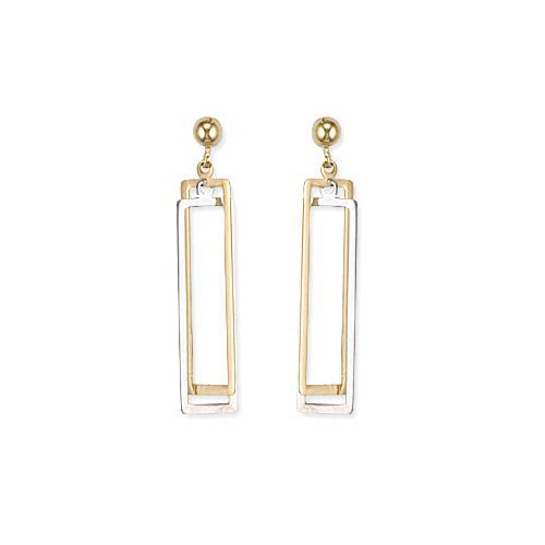 9ct-Gold Designer-Drop Earrings ER1017