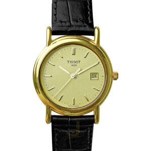 Tissot 18ct Gold Champagne Dial Ladies Watch