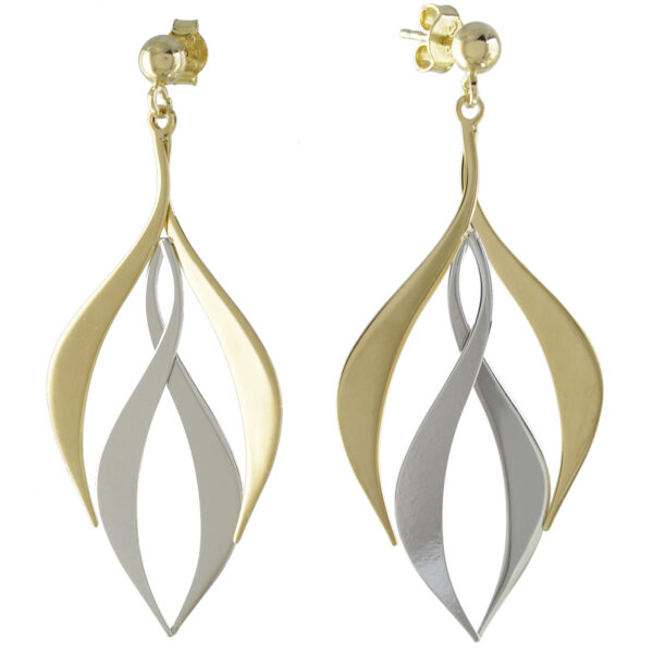 Y-W Gold-Drop Earrings AE67HLX