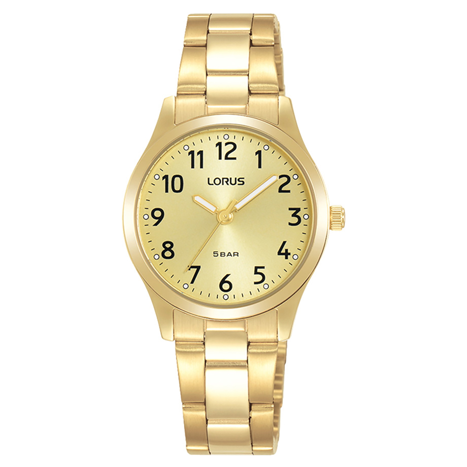 Lorus Gold Tone bracelet watch