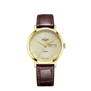 Rotary Windsor Gents Leather Strap Watch