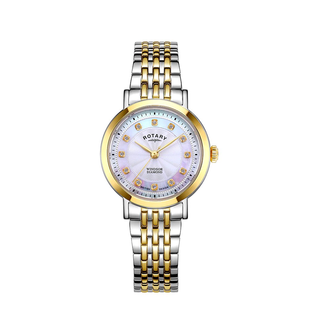 LB05421/41/D Rotary Windsor-Diamond-set Watch