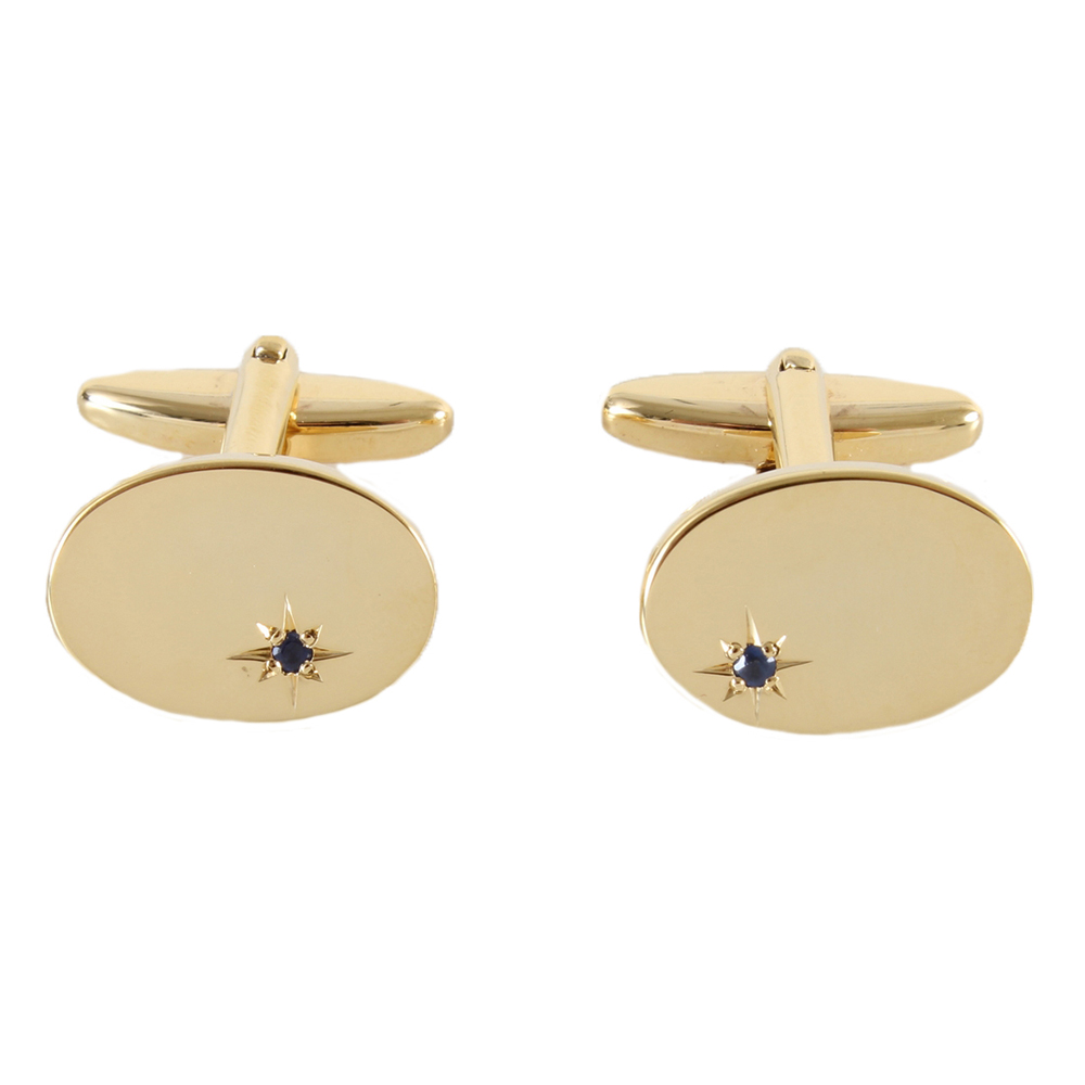 Sapphire Star Set Cufflinks