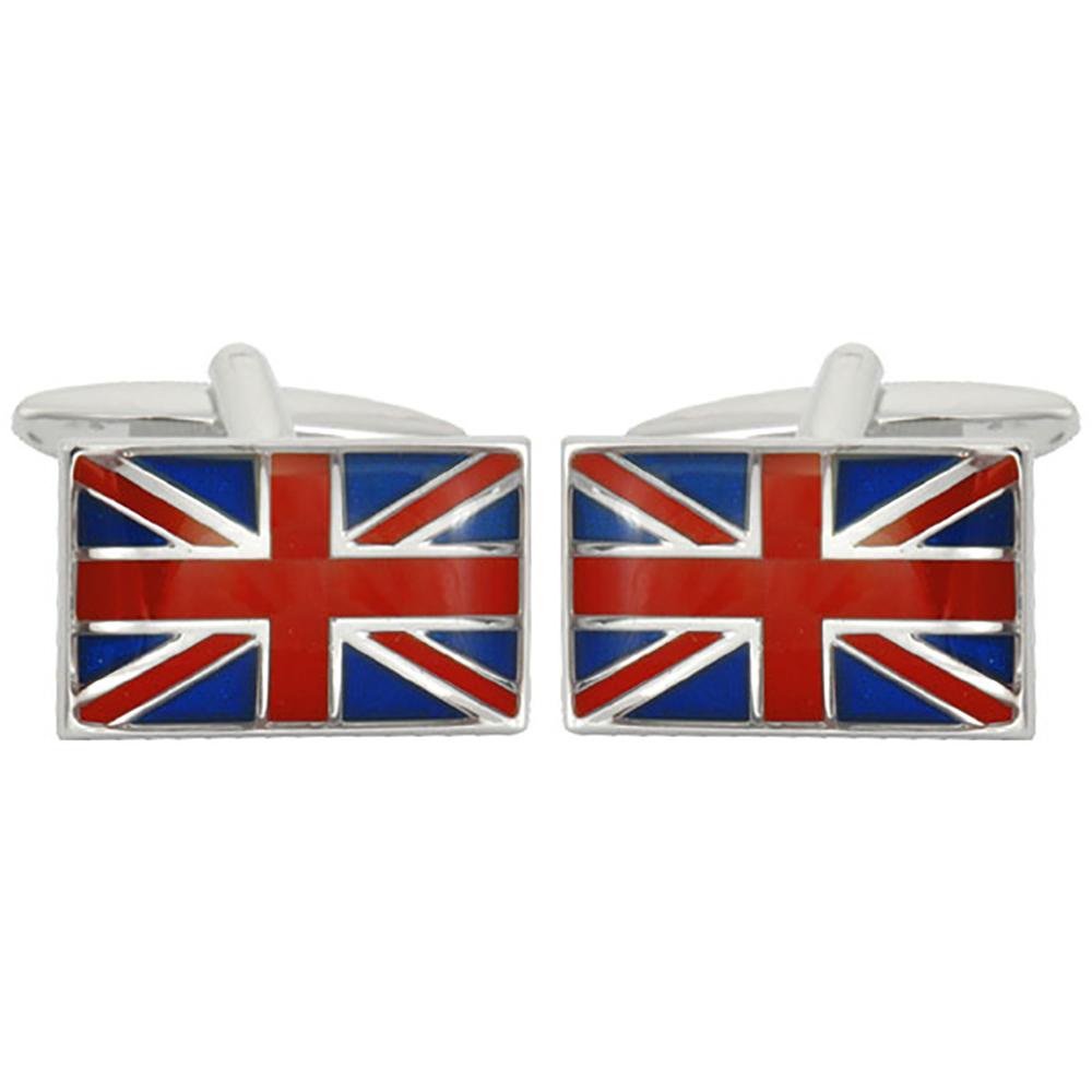 Union Jack Flag Cufflinks - Vinson Jewellers