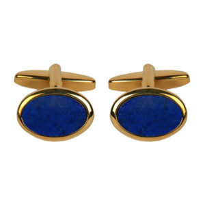 Oval Lapis Lazuli Cufflinks