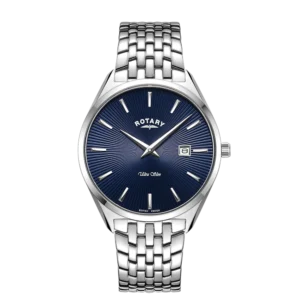 Rotary Ultra Slim blue Dial Gents Watch