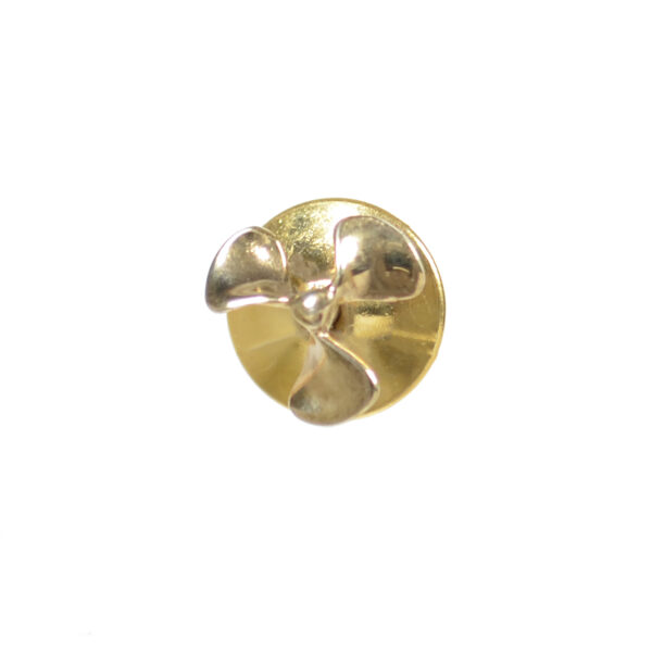 9ct Gold Boat Propeller Tie Tack